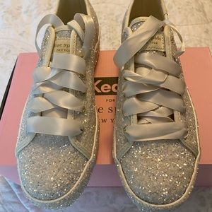 Kate Spade x Keds bridal sneakers - Sz 8.5